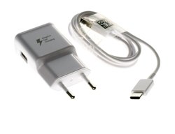 Ładowarka Samsung EP-TA20EWE + USB TYP-C EP-DN930CWE